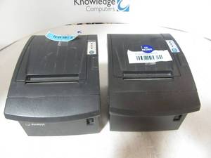 lot 12 image: Lot of 2 Thermal Reciept Printers