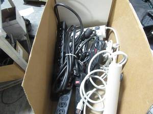 lot 35 image: Box of Misc Power Strips