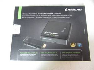 lot 87 image: New IOGEAR Wireless Transmitter & Reciever Kit with HDMI Connection