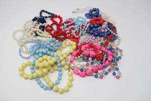 Lot of Plastic Beaded Necklaces