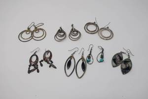 7 Pairs Dangling Earrings