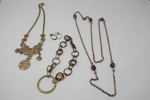 Chunky Gold Toned Costume Jewelry