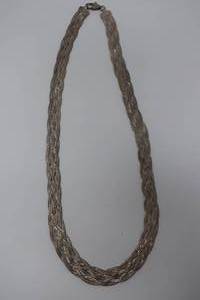 Sterling Silver Braided Necklace