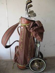 Golf Clubs and Case