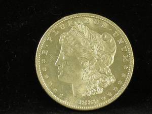 lot 20 image: 1880-S Morgan Silver Dollar