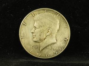 lot 21 image: 1965 Kennedy Half Dollar