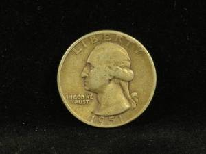 lot 24 image: 1951-D Washington Silver Quarter