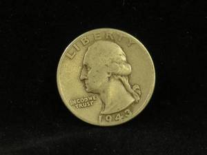 lot 27 image: 1943-P Washington Silver Quarter