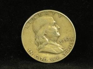 lot 33 image: 1952-D Franklin Half Dollar