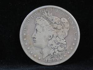 lot 43 image: 1880-O Morgan Silver Dollar