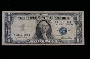 lot 73 image: 1935-E Blue Seal $1 Silver Certificate