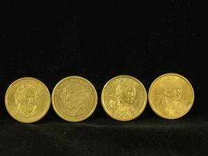 lot 67 image: 4 US Dollar Coins