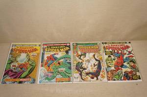 lot 157 image: 4 Spider-Man Comics - Low Cover Prices