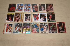 lot 153 image: Michael Jordan Cards
