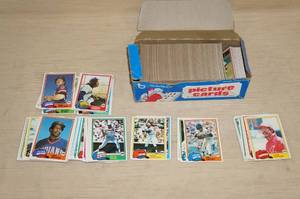 lot 147 image: Baseball Cards - 1981 Topps