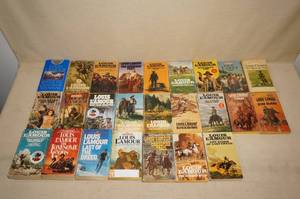 lot 162 image: Western Theme Paperback Books - Louis Lamour