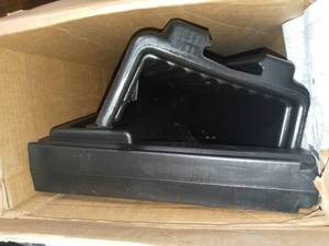 lot 40 image: Gentry All-in-One, Large, Plastic, Mailbox and Post Combo, Black  by Gibraltar Mailboxes