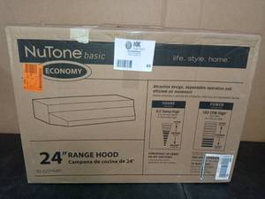 lot 63 image: RL6200 Series 24 in. Ductless Under Cabinet Range Hood with Light in White