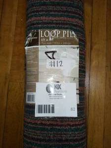 lot 82 image: Loop Pile Naturals 6 ft. x 8 ft. Bound Carpet Remnant