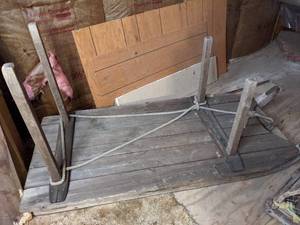 lot 510 image: Antique Primitive Work Sled