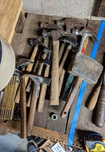 lot 719 image: Lot of Vintage Hammers