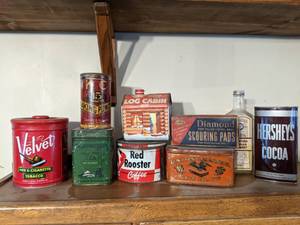 lot 272 image: Vintage Tins Lot