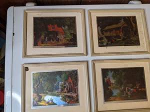 lot 789 image: Set of 4 Framed Paul Detlefsen Prints
