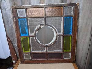 lot 87 image: Stained Glass Square