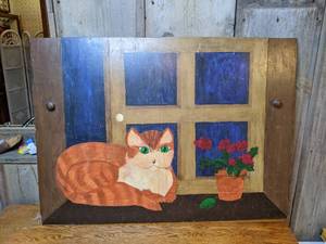 lot 403 image: Original Cat Painting