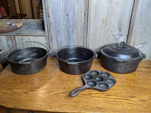 lot 455 image: Cast Iron Cookware