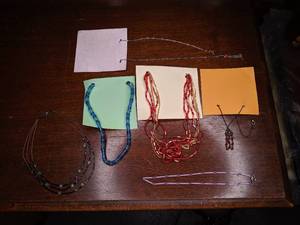 lot 194 image: (6) Necklaces - see photos