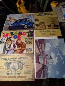lot 117 image: 5 Vintage Metal Advertising Signs