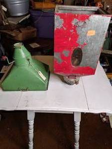 lot 129 image: Pair of Vintage Flour Bins