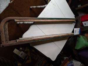 lot 131 image: 2 Large Antique Saws