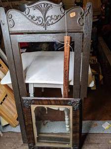lot 138 image: (2) Antique Wood Frames