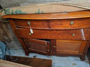 lot 140 image: Solid Wood Buffet