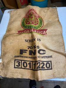 lot 866 image: Regional Coffee Burlap Coffee Sack