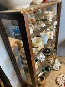 lot 896 image: Wood Shelving Unit - No contents