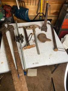 lot 979 image: Antique Tools and Misc. Parts