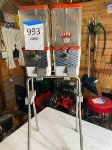 lot 993 image: Pair of Vintage Gumball Machines