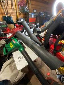 lot 996 image: Leaf Blowers and Leaf Sucker