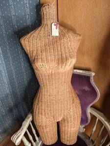 lot 312 image: Wicker Mannequin Form