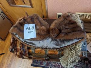 lot 668 image: Two Real Fur Stoles