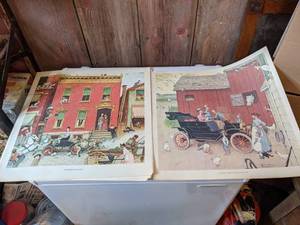 lot 728 image: Multiple Norman Rockwell Prints