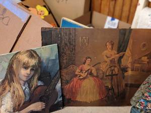 lot 651 image: Pair of Vintage Music Themed Prints