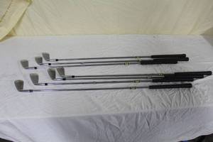 lot 17 image: Lot of (7) Snake Eyes Golf Irons - 3, 4, 5, 6, 7, 8, 9