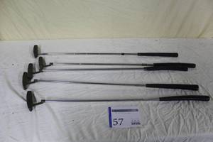lot 57 image: Lot of (5) Ping Golf Putters - Anser (x3), Ping Pal, Anser 3