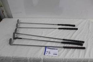lot 75 image: Lot of (5) Golf Putters - Wilson Tour Special I, Wilson TPA XVIII, Wilson 8802, Wilson Staff 8813, Ben Crenshaw Cleveland