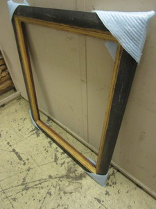 DECORATIVE ART FRAME, 37 x 43, CUSTOM-MADE, CRAFTED OF SOLID WOOD