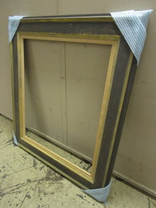 DECORATIVE ART FRAME, 39 x 44, CUSTOM-MADE, CRAFTED OF SOLID WOOD